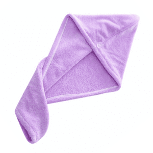 Microfiber hair twister towel purple