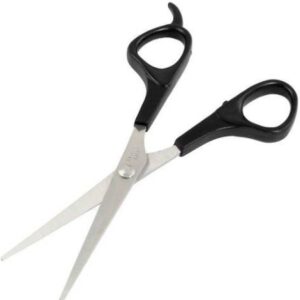 hair cutting scissors opened