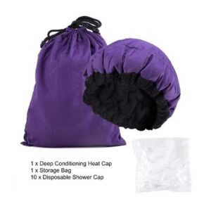 curly hair approved thermal cap with bag