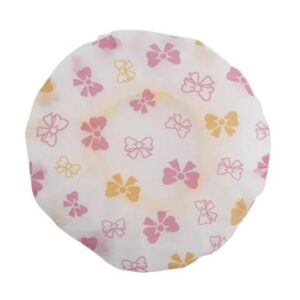 shower cap with pattern bows