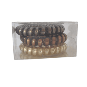 Invisibobbles Hair Ties - Gold Mix - Lot of 3 2