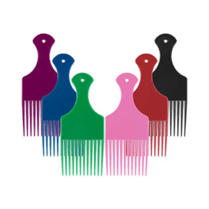 Hair Pick colorful pack of 6