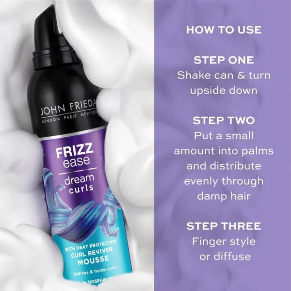 Frizz ease from Jhon Frieda dream curls uses