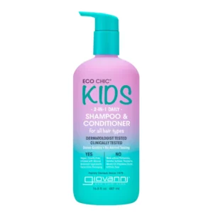 Eco Chic® Kids, 2-In-1 Daily Shampoo & Conditioner 487 ml