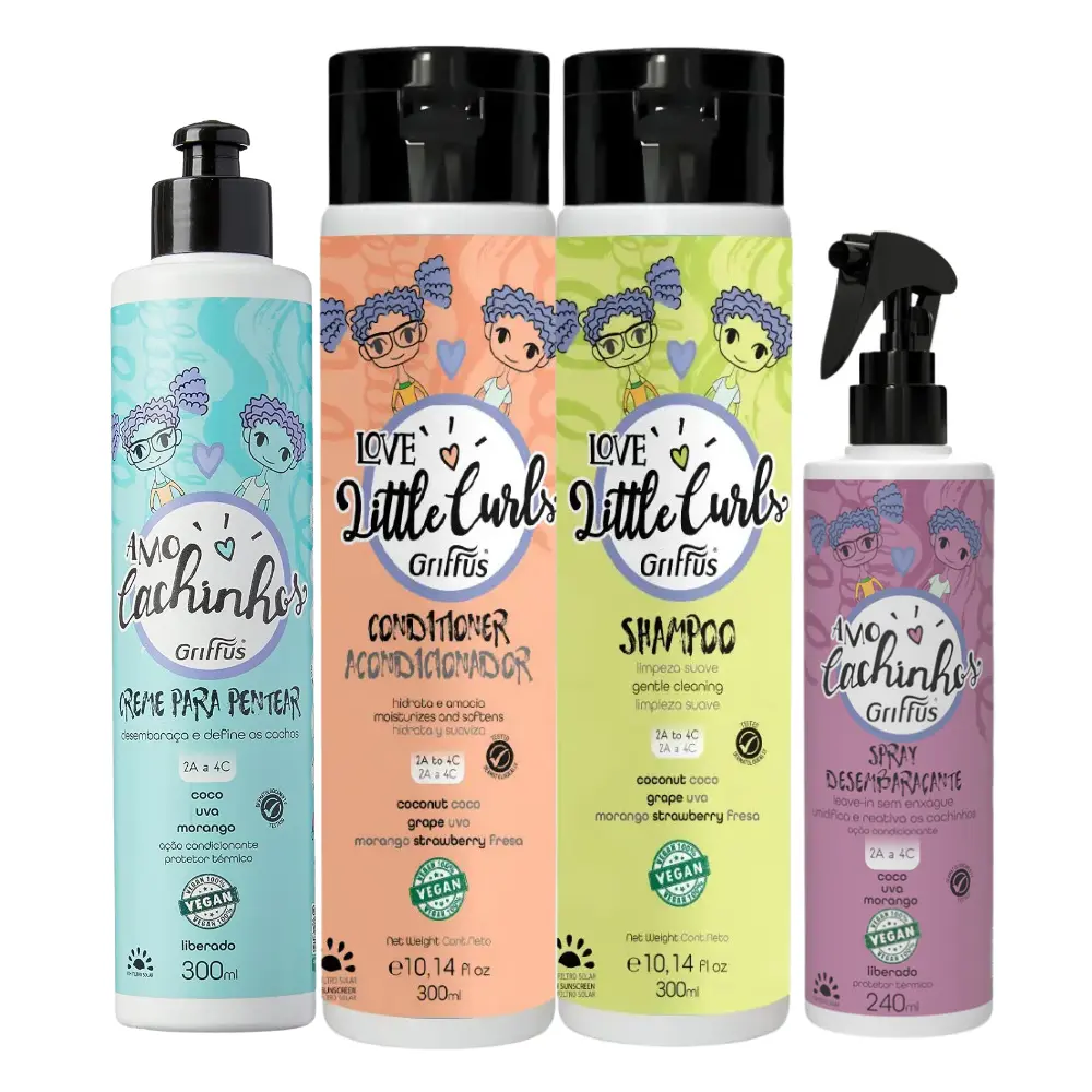 Love Little Curls Kids Daily Routine Bundle 1 Love little curls daily routine bundle