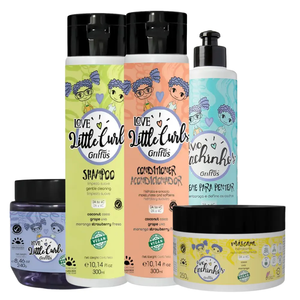 Love Little Curls Kids Full Routine Bundle 1 GRIFFUS LOVE LITTLE CURLS kids full routine
