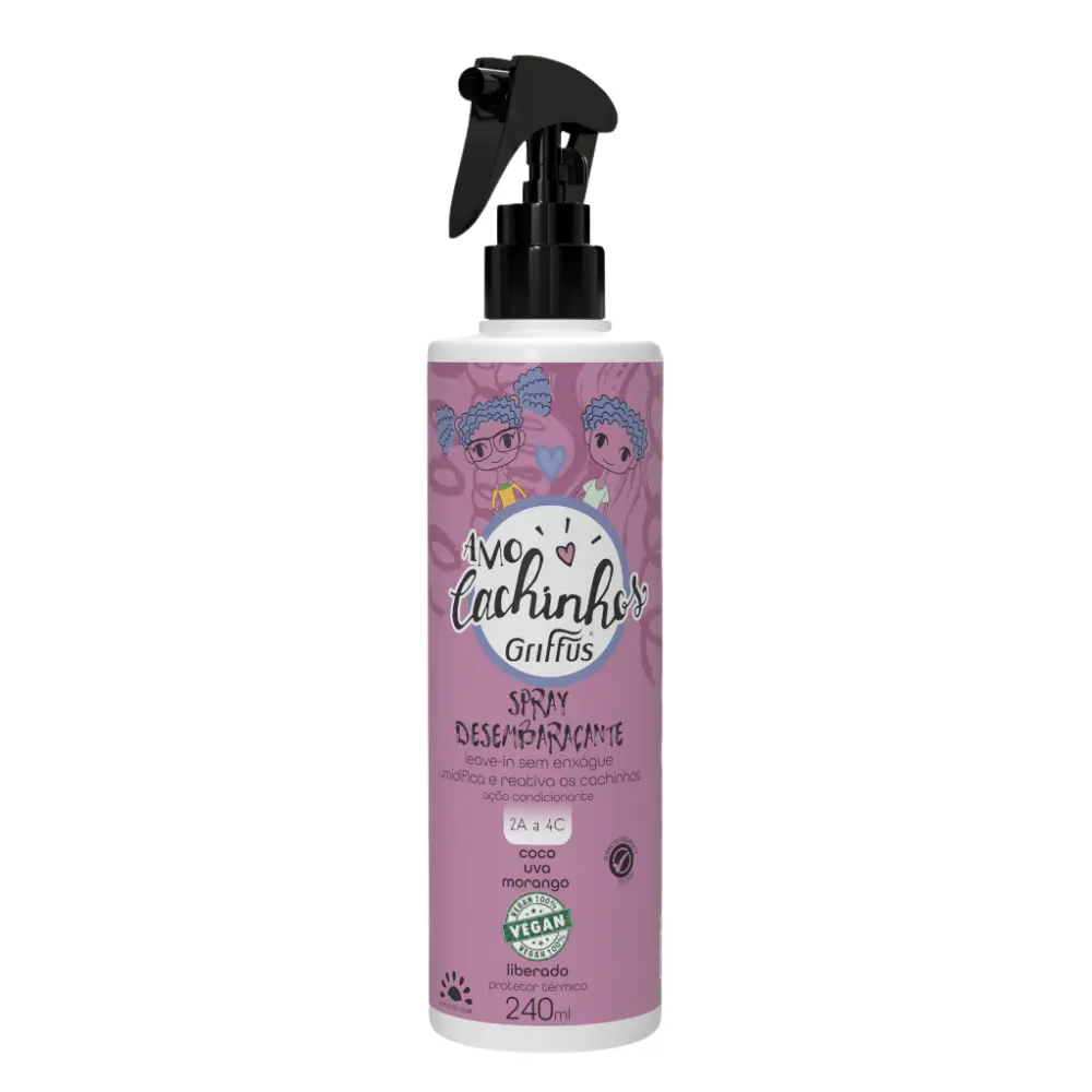 Love Little Curls Detangling Spray with Solar Filter 1 Griffus love little curls detangling spray with solar filter