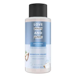 Love Beauty and Planet Weightless Volume Shampoo with Hylauronic acid Coconut Water & Mimosa Flower