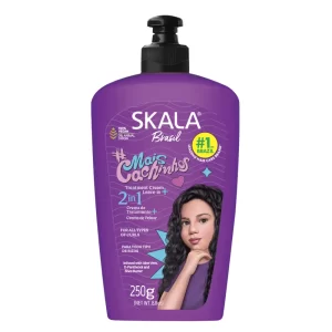 How to Use “Skala Brasil Mais Cachinhos 2 in 1 Treatment Cream Leave-In” As a Treatment Cream: Apply to clean, damp hair. Leave for 3–5 minutes, then rinse thoroughly. As a Leave-In: Apply a small amount to damp or dry hair. Distribute evenly through strands using fingers or a wide-tooth comb. Style as usual: Allow hair to air dry or use a diffuser for added definition. For best results, use regularly as part of your curl care routine.